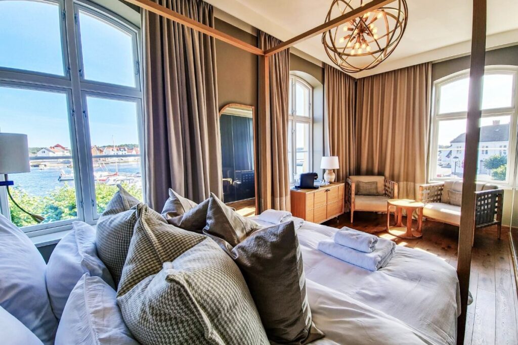 Die Suiten im Det Lillet sind alle individuell eingerichtet