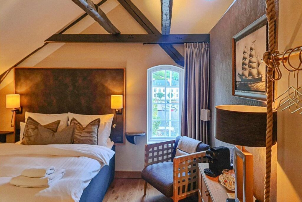 Sie schlafen in den einzigartigen Seemanns-Suiten im Det Lille