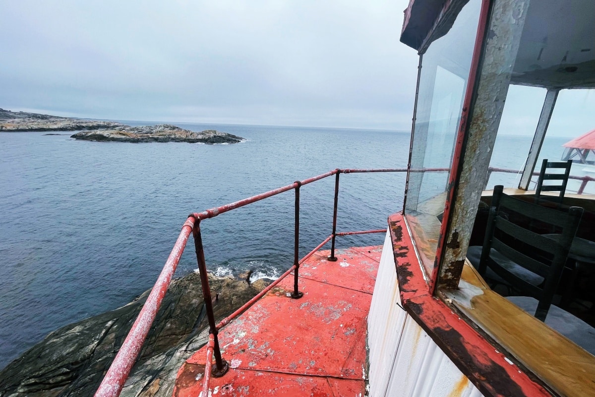 Im Leuchtturm von Stangholmen speisen Sie in einmaliger Kulisse