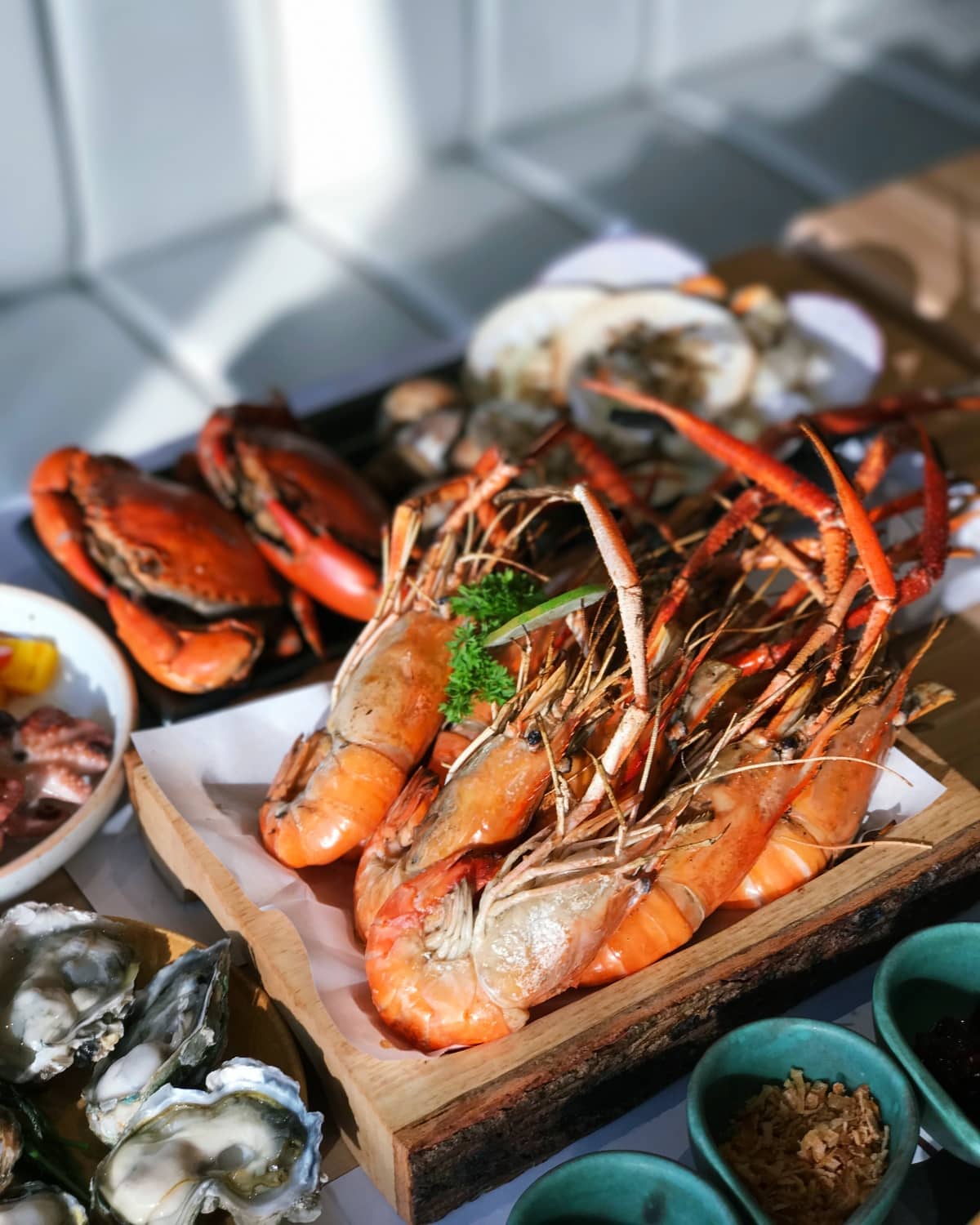 Roasted,Mixed,Seafood,Platter