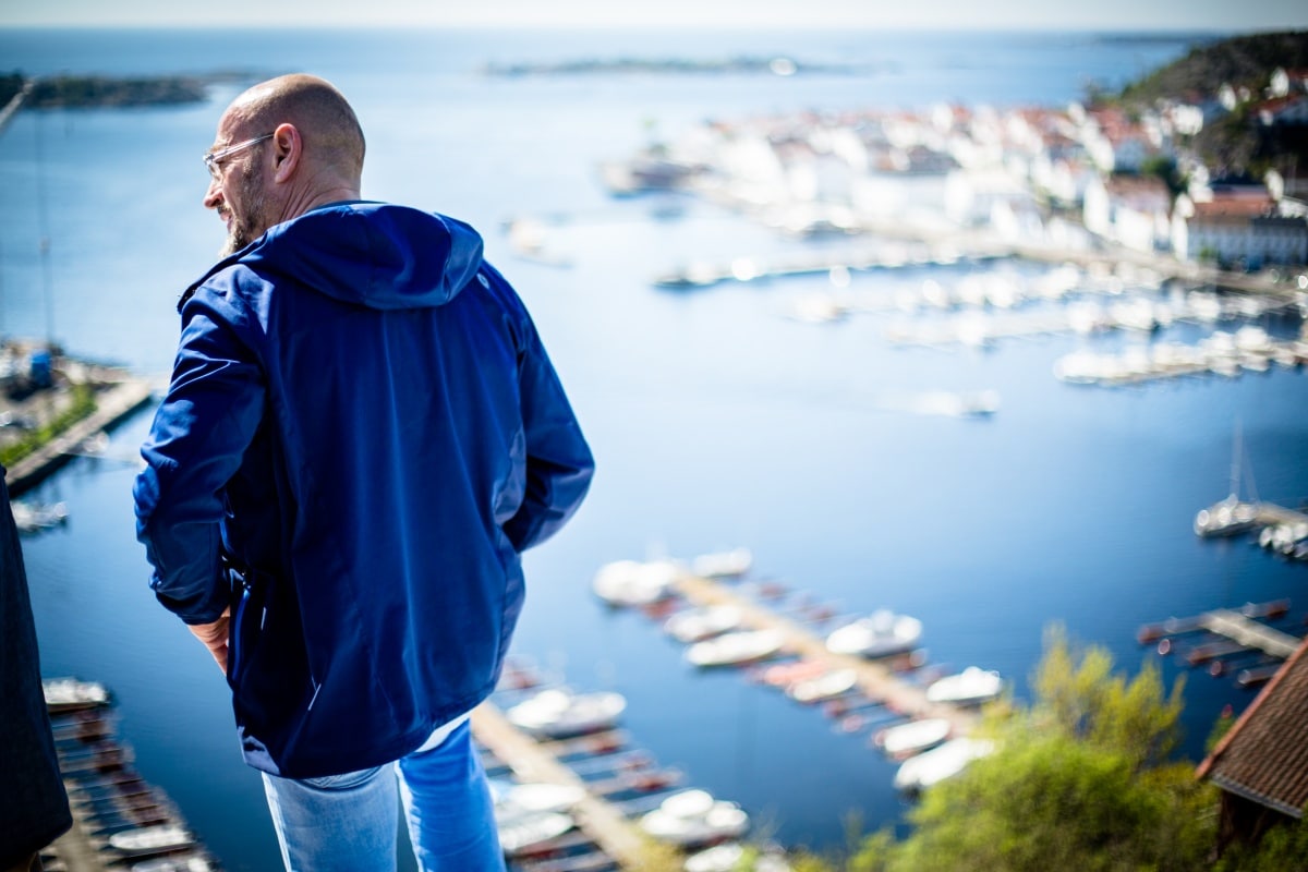 Blicken Sie noch einmal auf den Ort